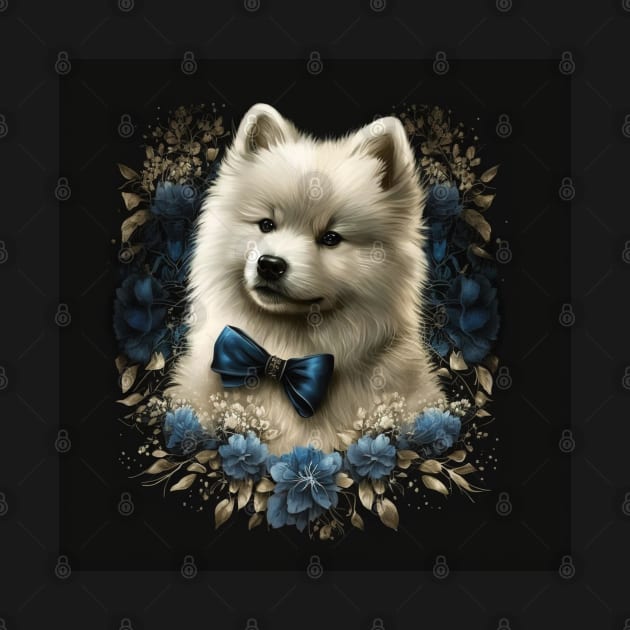 Samoyed Puppy Art by Enchanted Reverie