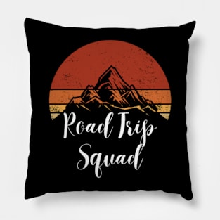 Road Trip Squad Pillow