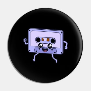 Never forget - Retro Kawaii cassette Pin