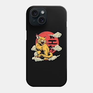 Catzilla Cat Fur Tastic Feline Frenzy Awaits Phone Case