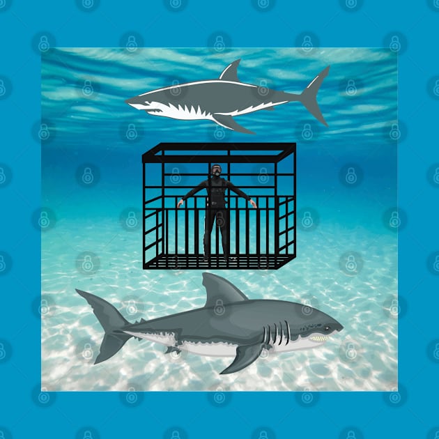 shark lover water world by ZAARA