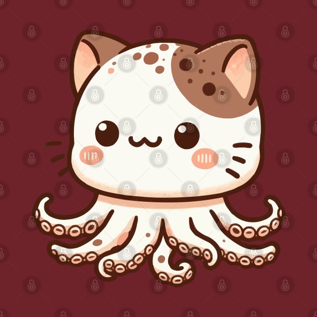 big head octopuss cat by fikriamrullah