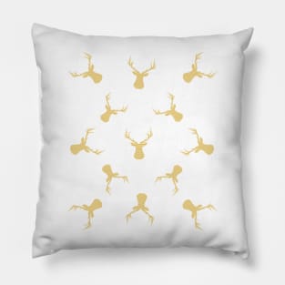 Deer pattern - beige. Pillow