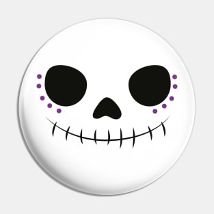 Skull Face Pin