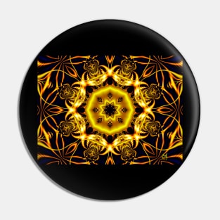 Golden Mandala 02 Pin