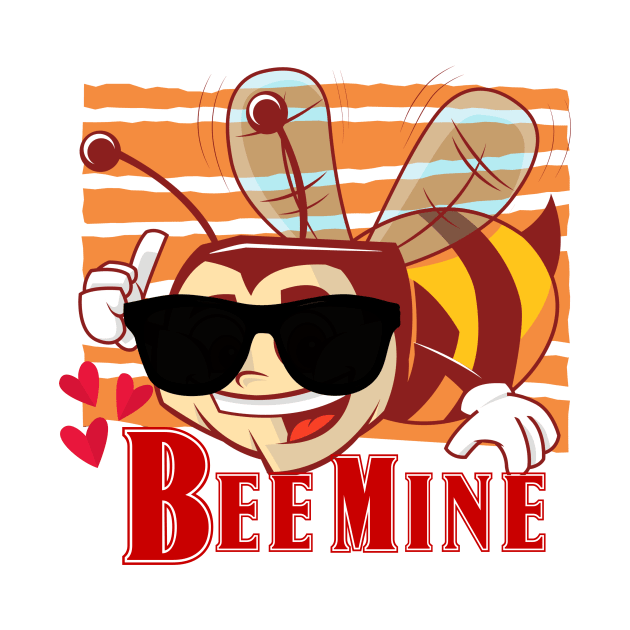 Bee Mine Cute Valentine's Day by gillys