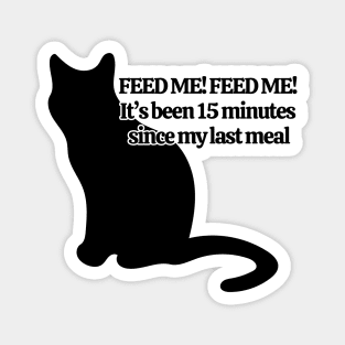 Feed Me Cat Magnet