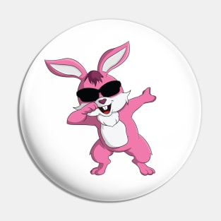 Bunny with glasses Pin