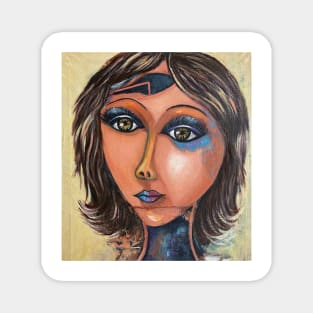 Woman's portrait Magnet