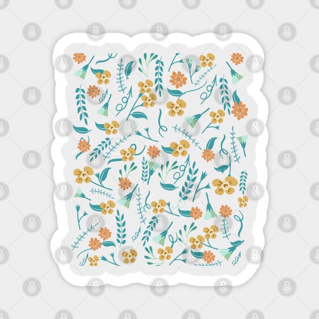 Deep Tropical Garden Magnet by Be Scintilla