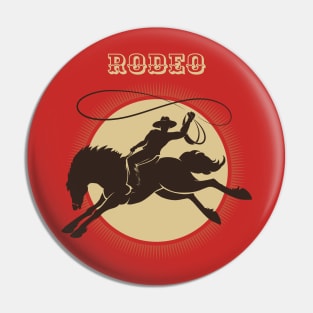 Rodeo Cowboy Pin