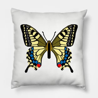 Old World Swallowtail Butterfly Pillow