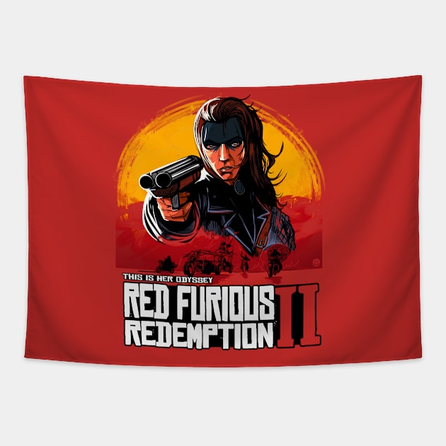 Furious Redemption Tapestry by AndreusD