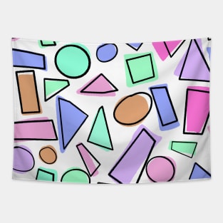 colorful abstract geometric pattern Tapestry