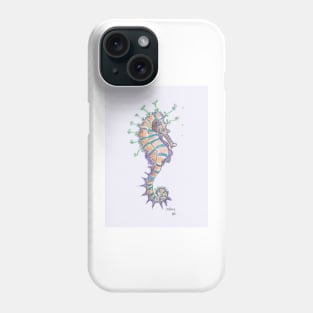 Seahorse drawing Phone Case