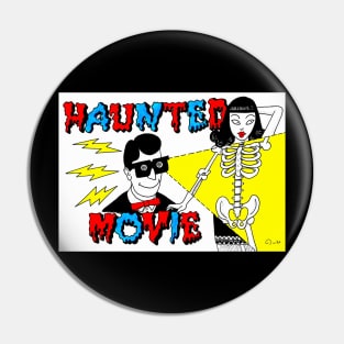 HAUNTED MOVIE COMIX 3D MOVIE LOGO Pin