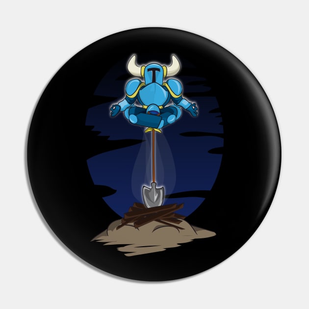 Shovel Yoga Knight Pin by GualdaTrazos