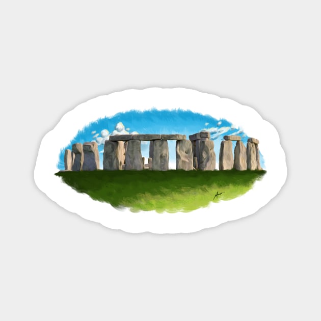 Stonehenge [Architecture] Magnet by Vinsui