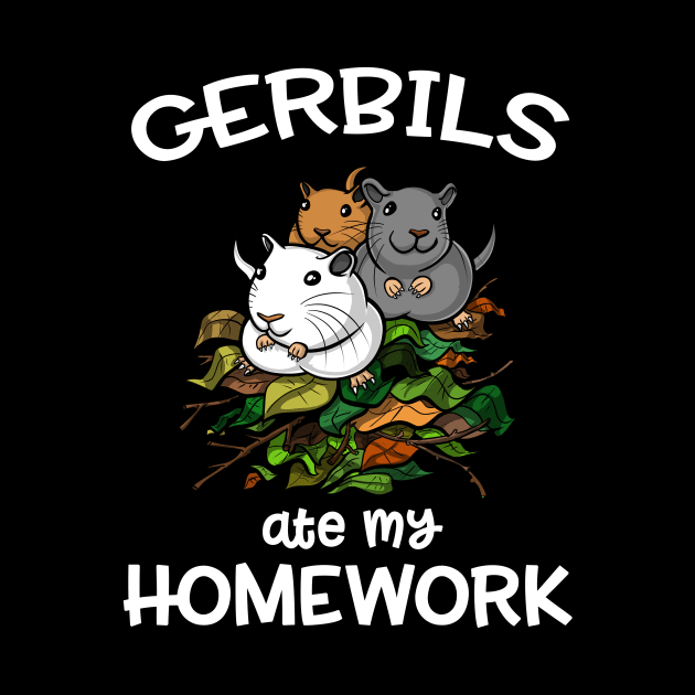 Gerbils Ate My Homework Mouse Pet Student by underheaven