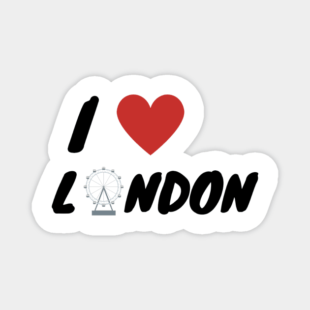 I love London Magnet by Simple D.