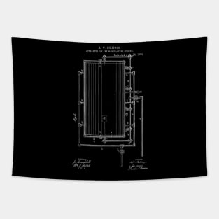 Apparatus for the Manufacture of Beer Vintage Patent Hand Drawing Tapestry