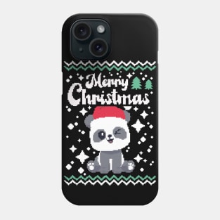 merry Christmas panda Phone Case