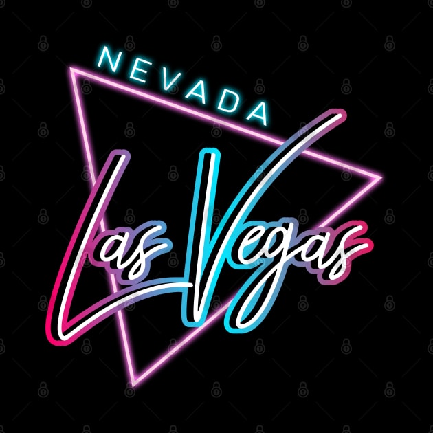 80's Retro Las Vegas Nevada by AR DESIGN