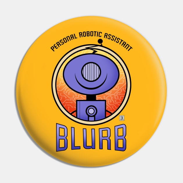 BLURB: Personal Robotic Assistant Pin by StudioSiskart 