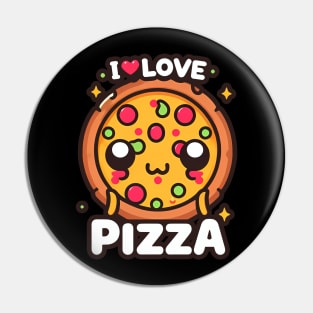 I LOVE PIZZA Pin