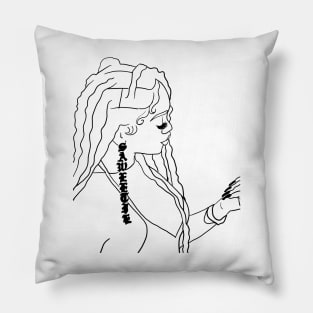 Sweet thang outline Pillow