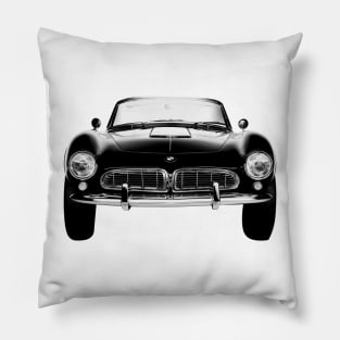 BMW 507 (1956–1959)  Cars Form Black Design Pillow