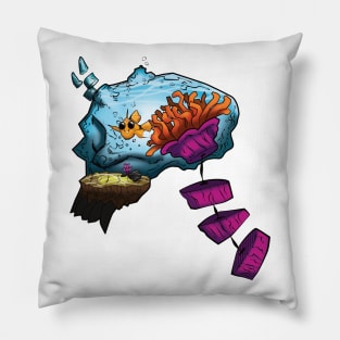 Demon Water Skull Pillow