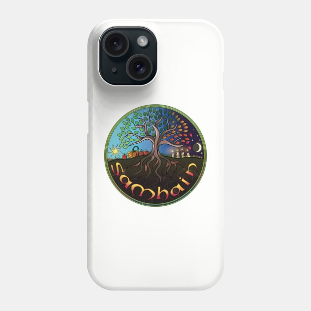 Samhain: the end of harvest and beginning of Winter Phone Case by ElderIslesPress