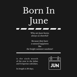 Born in June T-Shirt