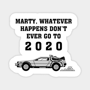 Delorean 2020 Magnet