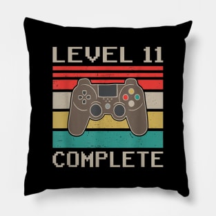 Level 11th Complete Vintage 11 Year Wedding Anniversary Gift Pillow