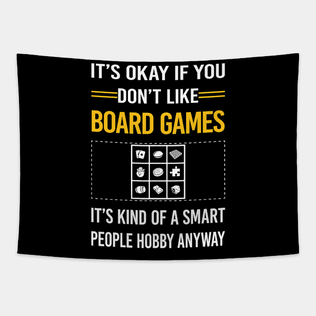 Funny Smart People Board Games Tapestry by Happy Life