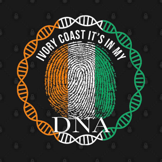 Ivory Coast Its In My DNA - Gift for Ivorian From Ivory Coast by Country Flags