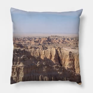 Rock formations at Badlands National Park Pillow