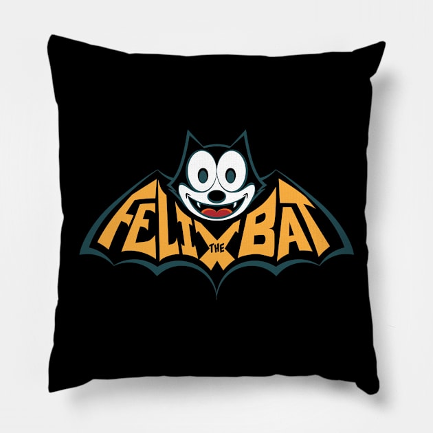 Felix the Bat Pillow by majanation