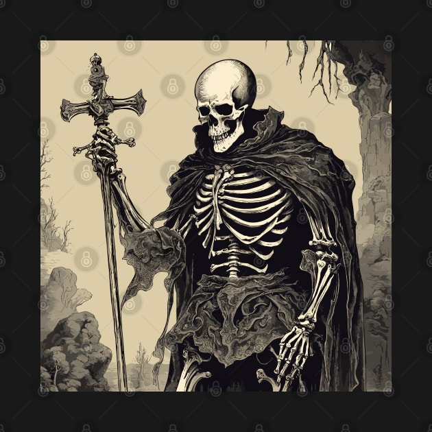 Skeleton Warrior by Ray Crimson