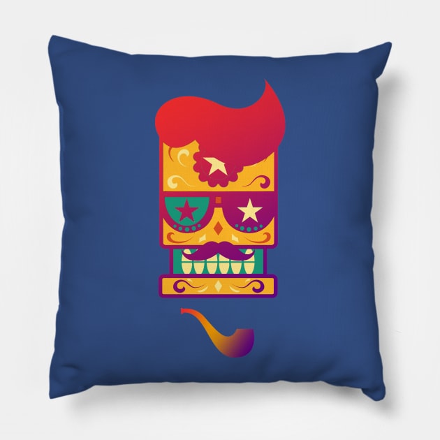 Skull Smoker Pillow by alimajaz