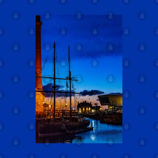 Liverpool Albert Docks at Sunset by kwnphotography