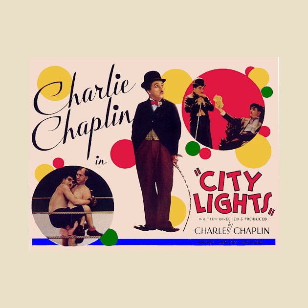 Classic Comedy Lobby Card - City Lights by Starbase79