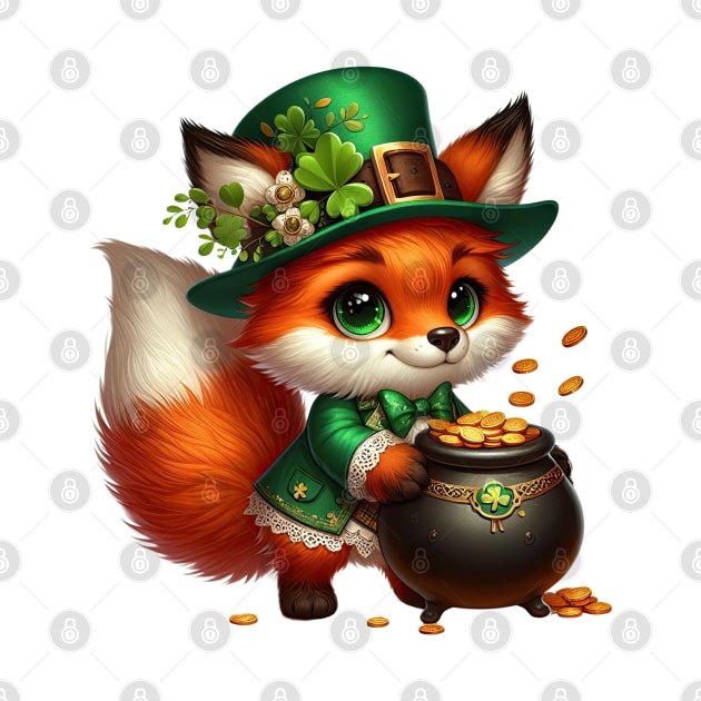 St Patricks Fox by Chromatic Fusion Studio