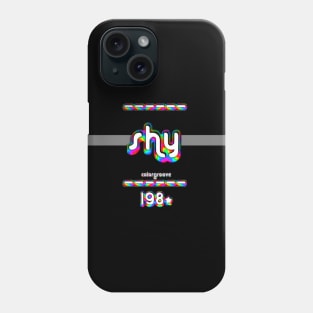 Shy 1980 ColorGroove Retro-Rainbow-Tube nostalgia (wf) Phone Case