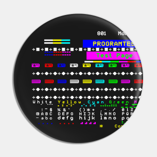 Teletext Test Page Pin