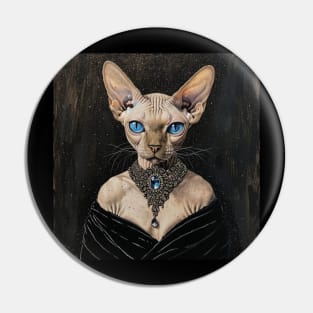 Graceful Sphynx Pin