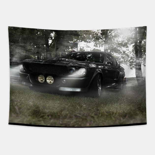 GT 500 - Ford Mustang Tapestry by hottehue