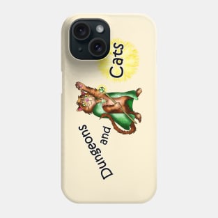 Dungeons and cats ginger sorcerer Phone Case